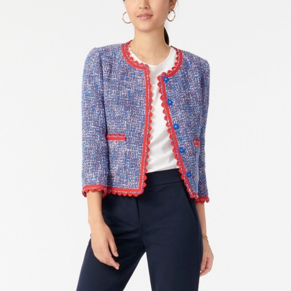 J. Crew Lady jacket in autumn tweed